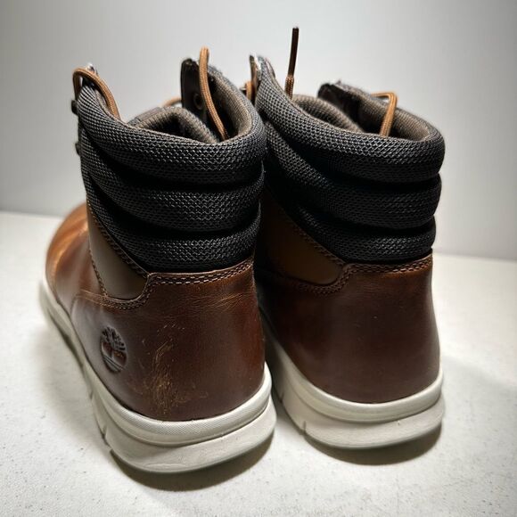 Timberland Mens ReBOLT  Size 11,5 Brown  Leather Ankle Boots Defender Mid Hiker - Picture 8 of 8